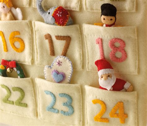 Felt Numbers For Advent Calendar